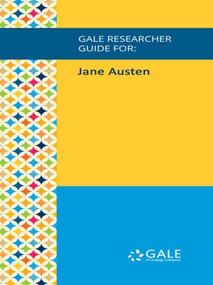 cover image of Gale Researcher Guide for: Jane Austen